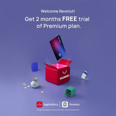 Revolut is offering AppGallery users’ access to its Premium subscription for free for up to two months.